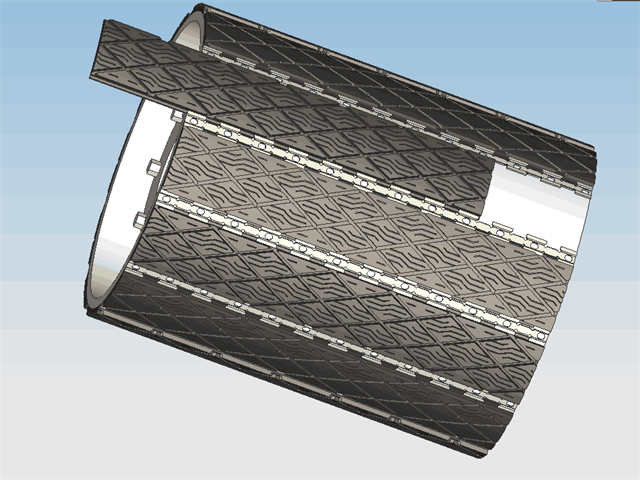 Flexible Flame Retardant Rubber Pulley Lagging for Belt Conveyor