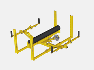 Portable Adjustable Double Belt Tracker for Conveyor